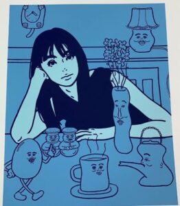 KYNE×NONCHELEEE-Untitled 2023（Blue)